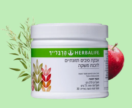 אבקת סיבים תזונתיים – טעם תפוח